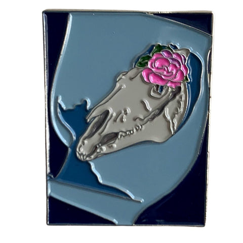 Georgia O'Keeffe Enamel Pin