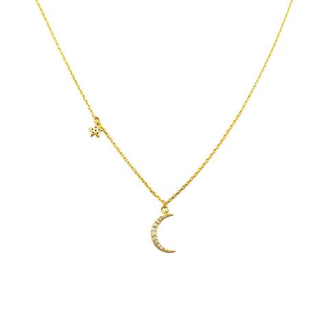 The Moon & Star Necklace