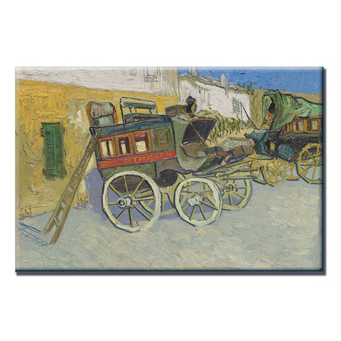 Vincent van Gogh Tarascon Stagecoach Magnet