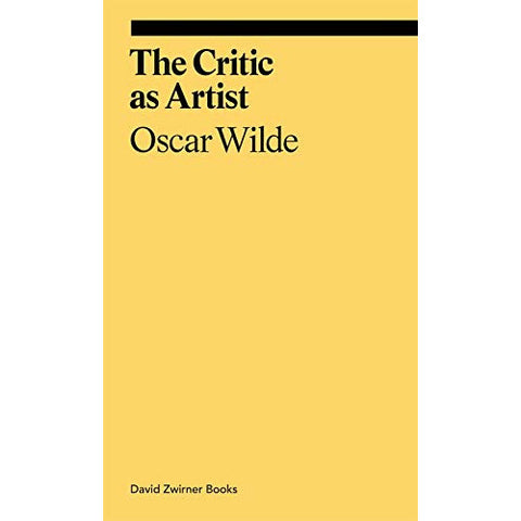 The Critic as Artist
