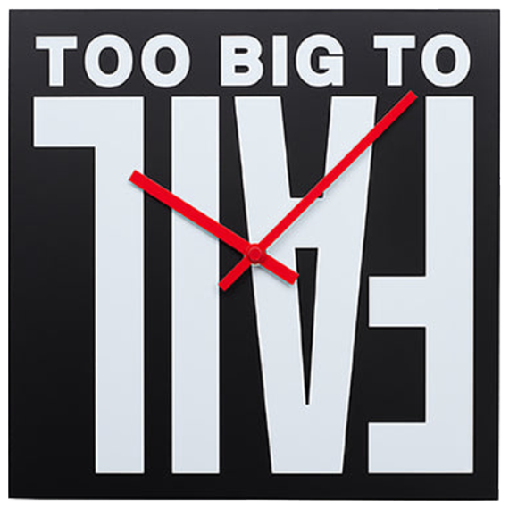 Barbara Kruger Untitled (Too Big to Fail) Clock – LACMA Store