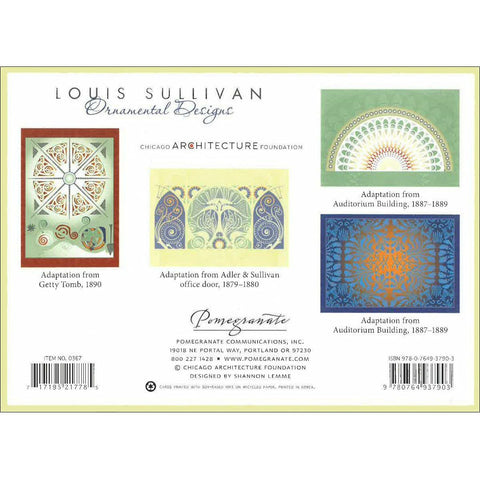 Louis Sullivan Ornamental Designs Note Card Set