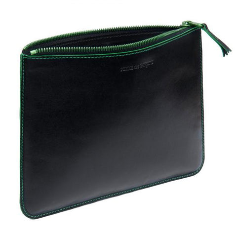 Comme des Garçons Marvelous Pouch in Green/Black