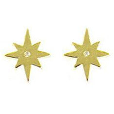 Starburst Earrings in Gold