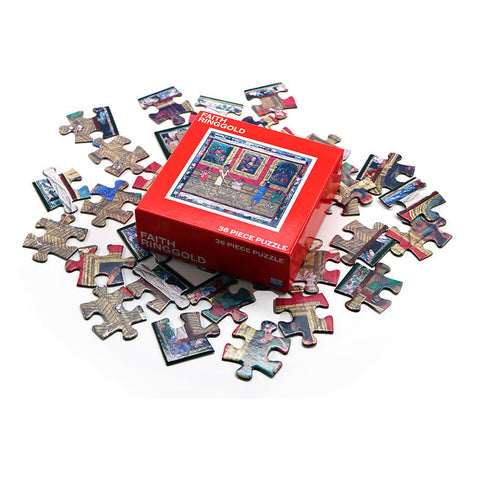 Faith Ringgold 'Dancing at the Louvre' 36 pc Jigsaw Puzzle