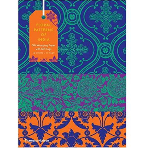 Floral Patterns of India Wrapping Paper and Gift Tags