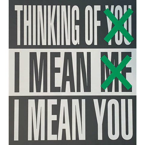 SPECIAL OFFER: Barbara Kruger: Thinking of You. I Mean Me. I Mean You. Catalogue