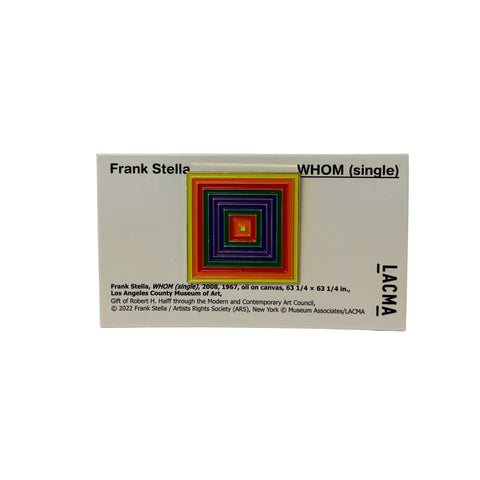 Frank Stella WHOM Enamel Pin