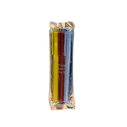 Normann Copenhagen Felt Pens 3 piece set, Yellow Maroon Light Blue
