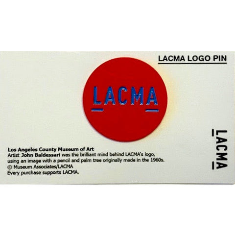 LACMA Round Enamel Pin