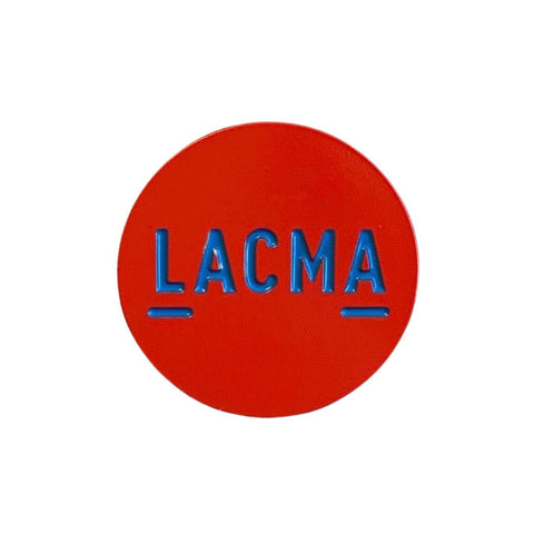 LACMA Round Enamel Pin