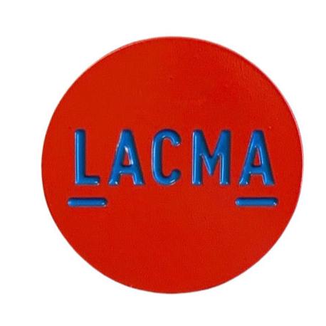LACMA Round Enamel Pin