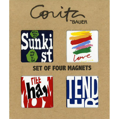 Corita Kent Set of 4 Love Series Magnets