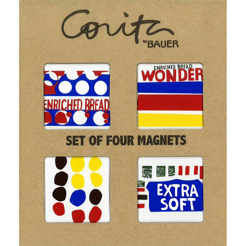 Corita Kent Set of 4 Wonderbread Series Magnets