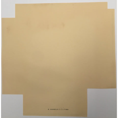 SPECIAL OFFER: Robert Mangold, "A Square with Four Squares Cut Away" Print, 1976