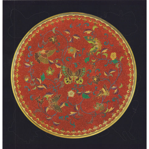 Cloisonné Butterflies Sticker Collection