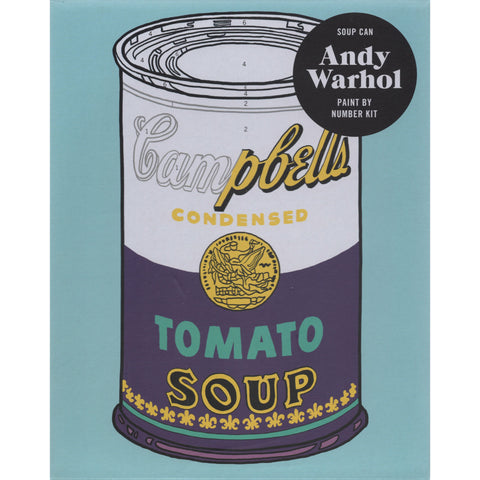 Andy Warhol Soup Can Paint by Number Kit