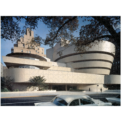 SALE: Frank Lloyd Wright Guggenheim Double Sided 500 Piece Puzzle