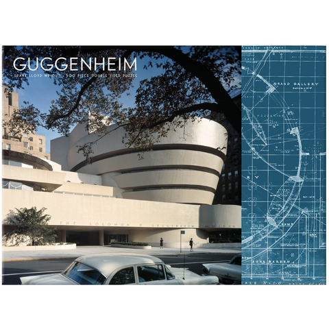 SALE: Frank Lloyd Wright Guggenheim Double Sided 500 Piece Puzzle