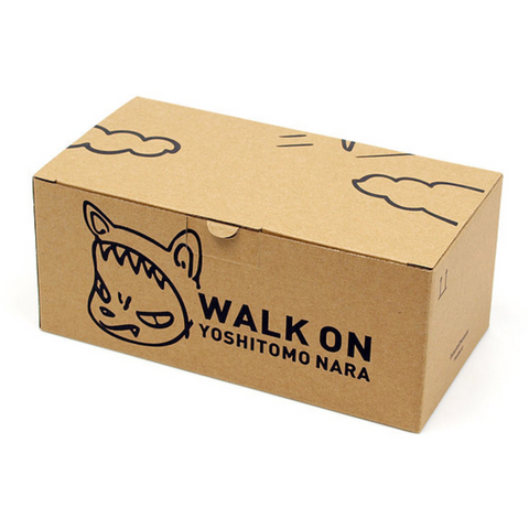 Yoshitomo Nara 'Walk On' Flip Clock Beige