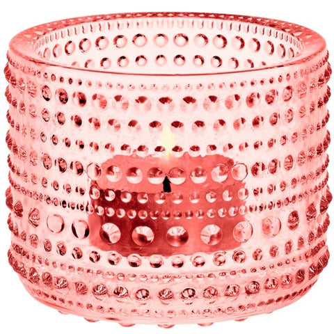 SALE: Kastehelmi Tealight Candleholder in Salmon Pink