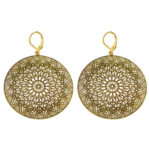 Filigree Sun Earrings