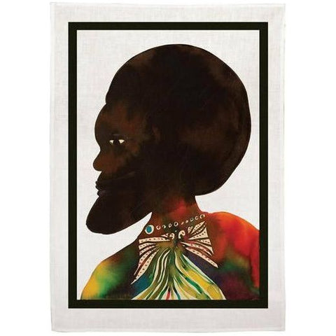 Chris Ofili 'Afromuses' Tea Towel (Man)