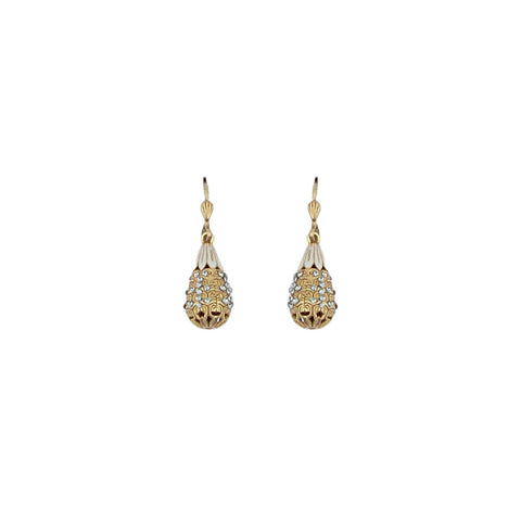 Baroque Tears Gold Earrings