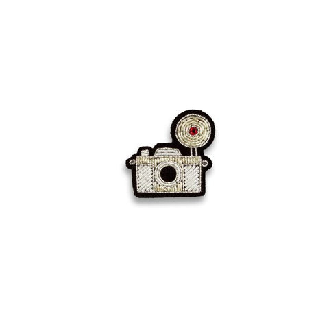 Silver Camera Pin