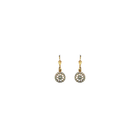 Clio Crystal Gold Earrings