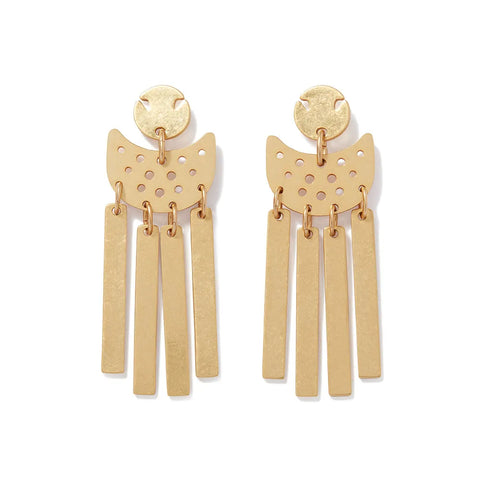 Fringed Chandelier Earrings