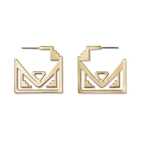 Geometric Cutout Earrings