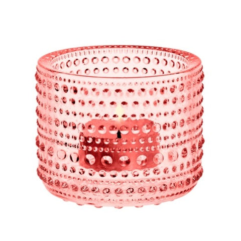 SALE: Kastehelmi Tealight Candleholder in Salmon Pink