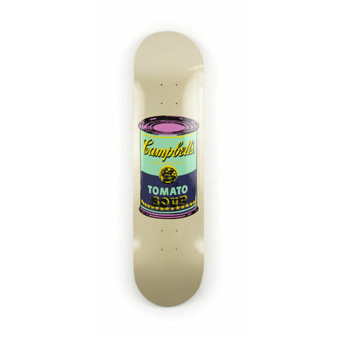 Andy Warhol Campbell Soup Eggplant Skateboard Deck