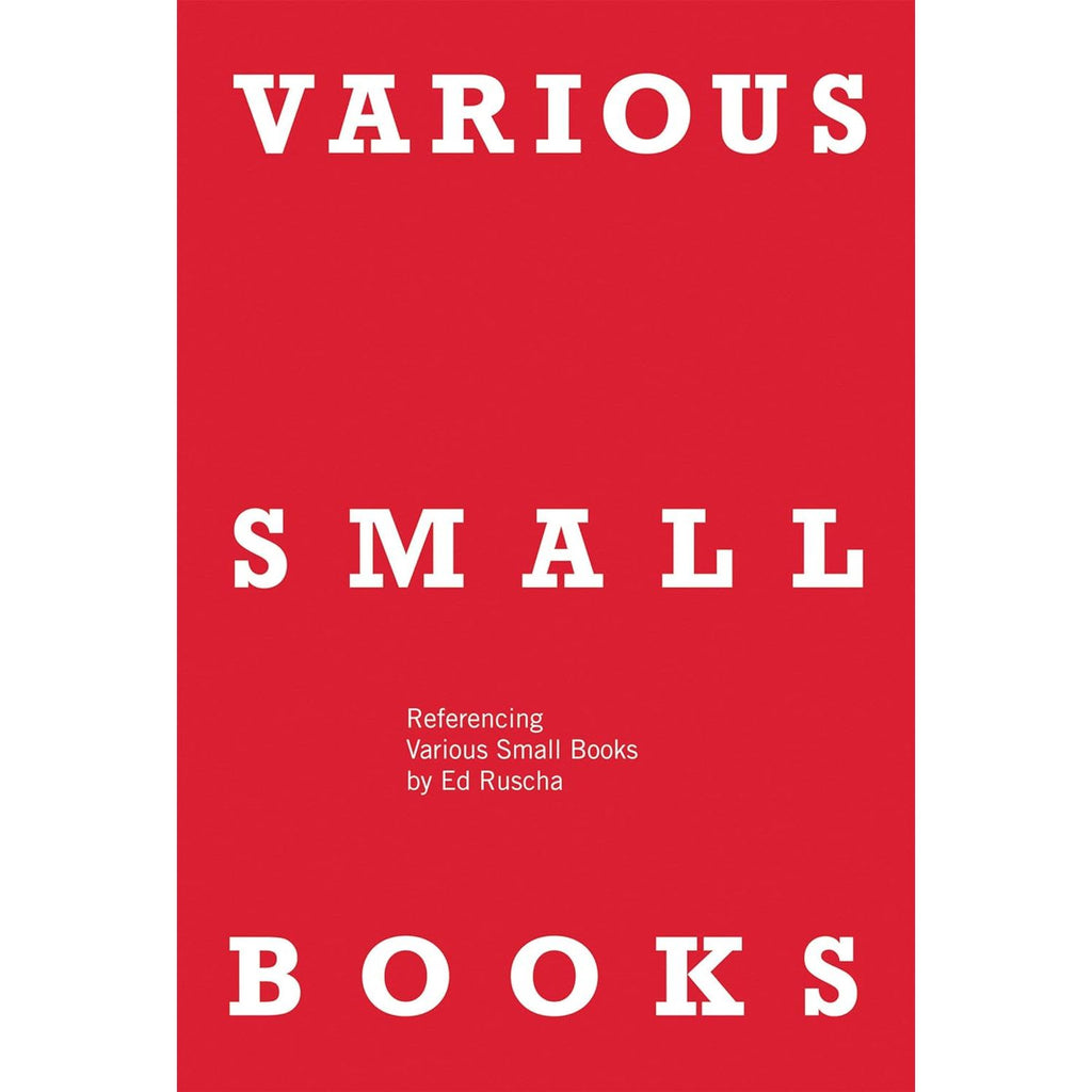 VARIOUS SMALL BOOKS: Referencing Various Small Books by Ed Ruscha ...