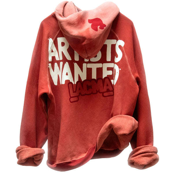 FREECITY × LACMA Artists Wanted Pullover Hoodie in Orange – LACMA 