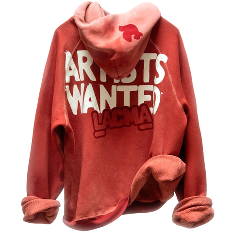 FREECITY × LACMA Artists Wanted Pullover Hoodie in Orange