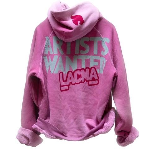 FREECITY × LACMA Artists Wanted Pullover Hoodie in Pink