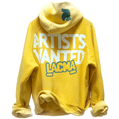 FREECITY × LACMA Artists Wanted Pullover Hoodie in Yellow
