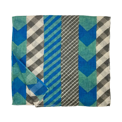 NUNO Scarf: "Lollipop Stripes" in Blue
