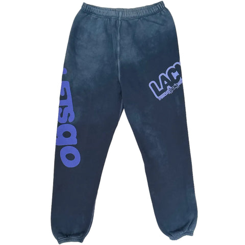 FREECITY × LACMA Lets Go Together Sweatpants in Blue