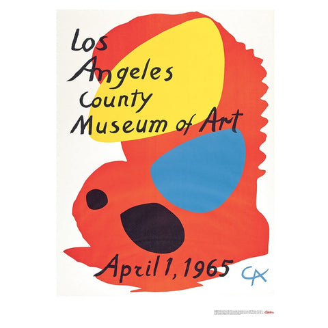 Alexander Calder Los Angeles County Museum of Art Poster