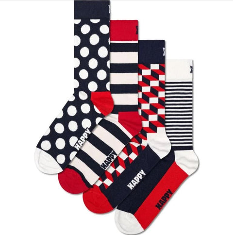 SALE: Happy Socks Navy Classics 4-Pack