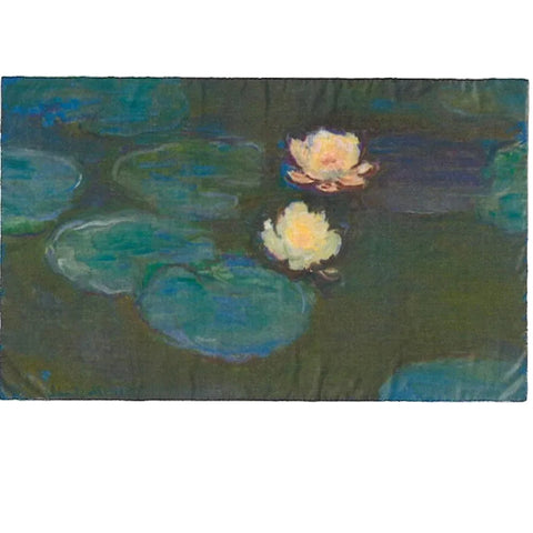 Claude Monet Nympheas Silk Scarf