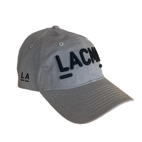 LACMA Logo Hat Gray with Black