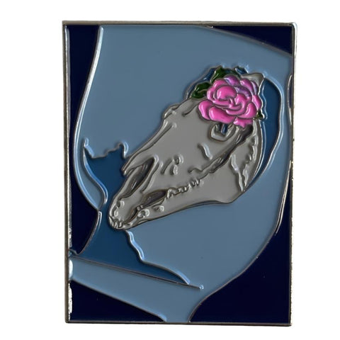 Georgia O'Keeffe Enamel Pin