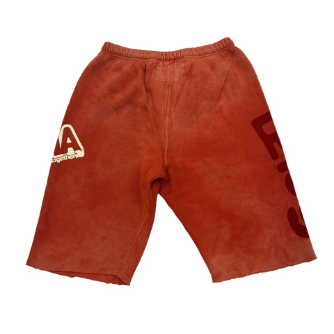 FREECITY × LACMA Lets Go Together Shorts in Red