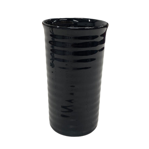 Bauer 7 inch Ringware Vase in Black