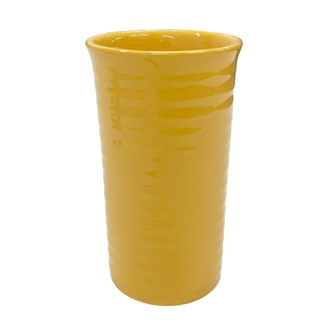 Bauer 7 inch Ringware Vase in Yellow