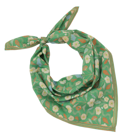 Block Shop × LACMA Square Scarf in Green